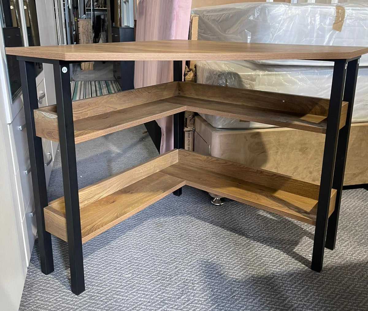 Assembled Habitat Nomad Corner Office Desk - Natural